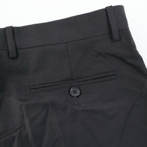 Zanieri Angelico Super 100s Wool Mens Dress Pants Black Size 35x29 Made in Italy